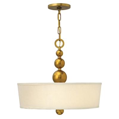 Zelda 3Lt lampa wisząca Vintage Brass Hinkley elstead lighting