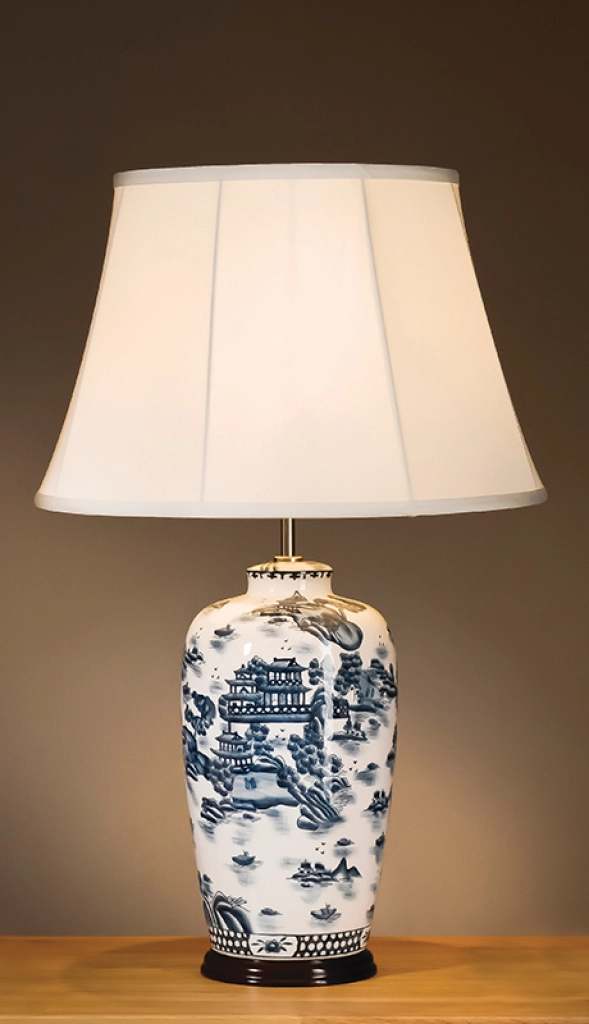 BLUE TRAD WILLOW lampa stołowa styl prowansalski