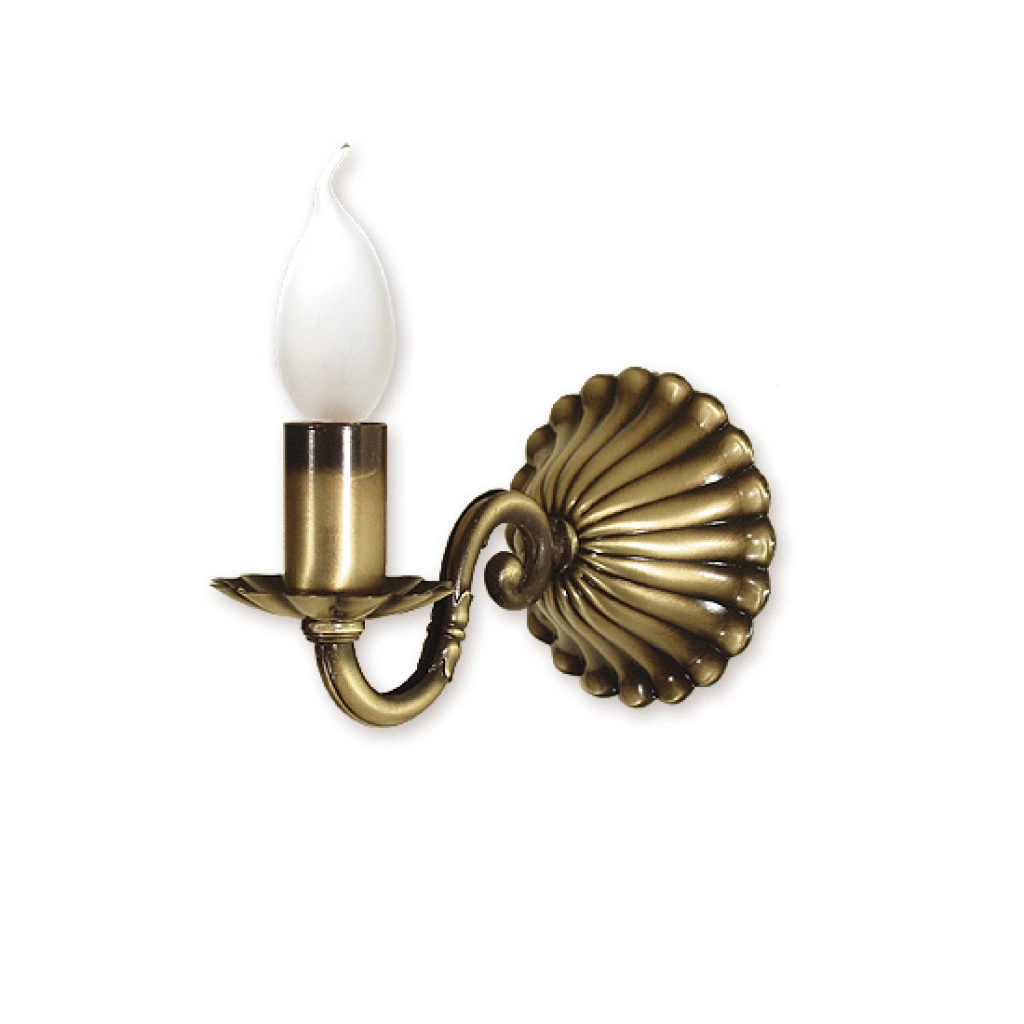 Styl polski dworek Prima kinkiet E14 O1000/K1 patyna