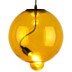 Lampa szklana Modern Glass Bubble - żółta