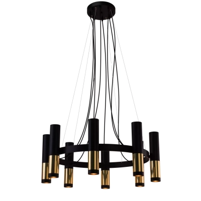 KAVOS lampa wisząca 8PŁ Black Gold AMPLEX