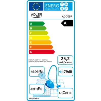 Odkurzacz 700W AD 7007 Adler