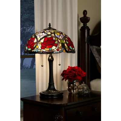LARISSA lampa stołowa Elstead lighting Quoizel Tiffany collection