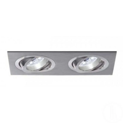 BPM Mini Catli 94 x 186 mm oprawa wbudowywana LED 2 x 7 W 2 x 480 lm aluminium