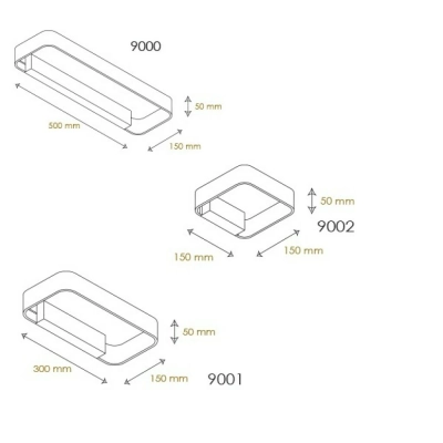 Kapi 150x150 kinkiet LED 2,7W biały