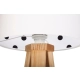 Lampa stołowa CZARNE GROCHY S natural wood Macodesign