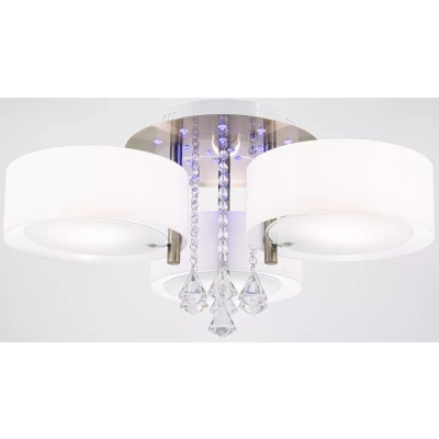 Antila lampa sufitowa 3XE27 + 22 LED z funkcją sleep stare złoto DRS8006/3 21QG