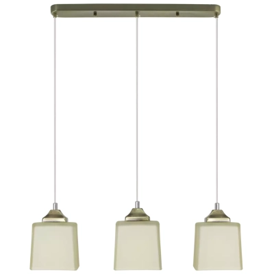 Kostka lampa wisząca 3xE27 mosiądz 6753/3 21QG Elem