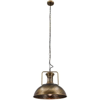 Loft lampa wisząca 1xE27 czarna złota 7897/1 BL TR Elem