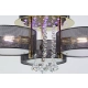 Antila lampa sufitowa 3XE27 + 22 LED z funkcją sleep złota czarna DRS8006/3 TR NET