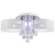 Antila lampa sufitowa 3XE27 + 22 LED z funkcją sleep chrom biała DRS8006/3 WH NET Elem