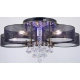 Antila lampa sufitowa 5XE27 + 27 LED kolor złota czarna DRS8006/5 TR NET