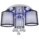 Bella lampa sufitowa 3XE14 + 22 LED chrom DRS8007/3 8C Elem