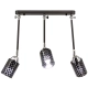 Nairobi lampa sufitowa 2XE14 czarna chrom 1014/2 BL 8C Elem