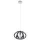 Plasta lampa wisząca 1xE27 szara 6760/1 GREY Elem