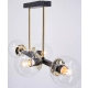 Sintra lampa sufitowa 4xE27 czarna złota 3030/4 BL TR