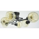 Tango lampa sufitowa 6xE27 czarna 3040/6 BL 21QG