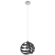 Zebro lampa wisząca 1xE27 szara 6701/1 GREY Elem