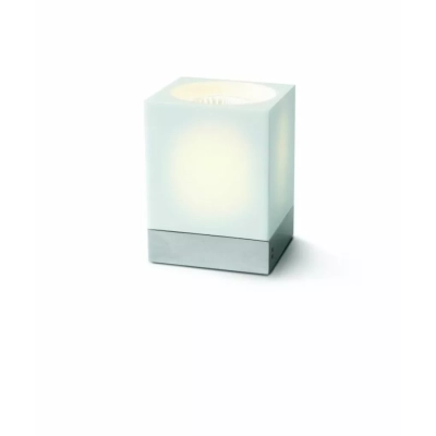 Cubetto White Glass D28 B03 01