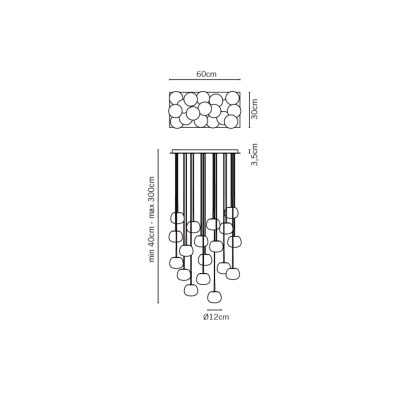 Lumi Mochi F07 A33 01 lampa wisząca Fabbian