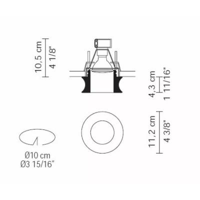 Faretti - Eli D27 F51 00 crystal