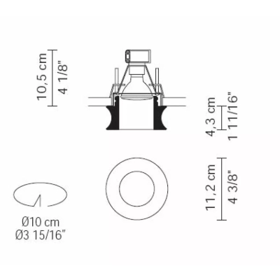 Faretti - Eli D27 F52 00 crystal