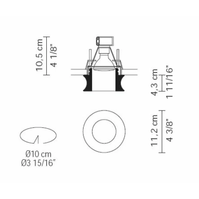 Faretti - Eli D27 F52 01 satin