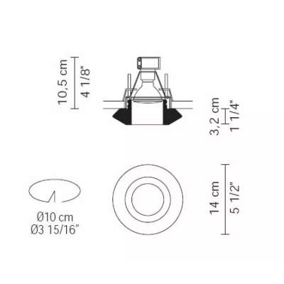 Faretti - Rombo D27 F57 00 crystal