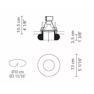 Faretti - Tondo D27 F62 01 satin