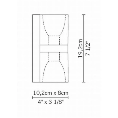 Cubetto White Glass D28 D01 01