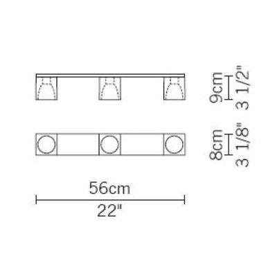 Cubetto Crystal Glass D28 E03 00