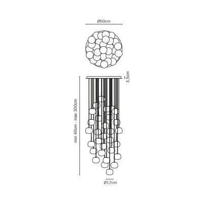 Lumi Mochi F07 A31 01 lampa wisząca Fabbian