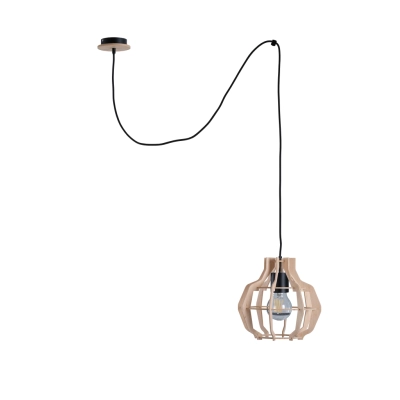 Bento Small Natural Long lampa wisząca 1xE27 653 Keter Lighting