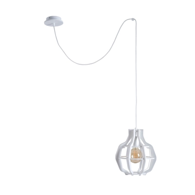 Bento Small White Long lampa wisząca 1xE27 651 Keter Lighting