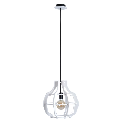 Bento White lampa wisząca 1xE27 627 Keter Lighting