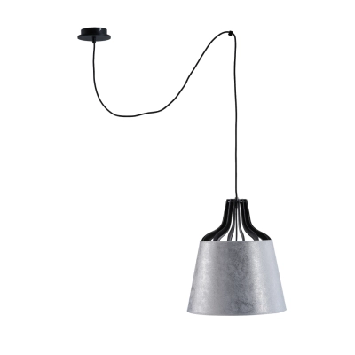 Ivo Silver Long lampa wisząca 1xE27 717 Keter Lighting