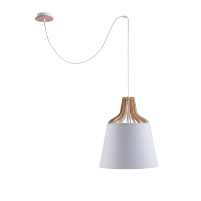 Ivone White II Long lampa wisząca 1xE27 756 Keter Lighting