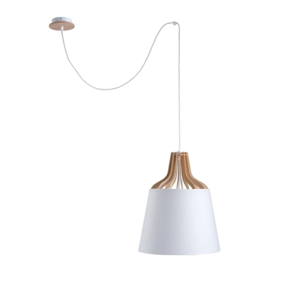 Ivone White Long lampa wisząca 1xE27 752 Keter Lighting