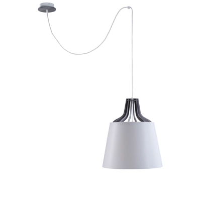 Lucio White Long lampa wisząca 1xE27 759 Keter Lighting