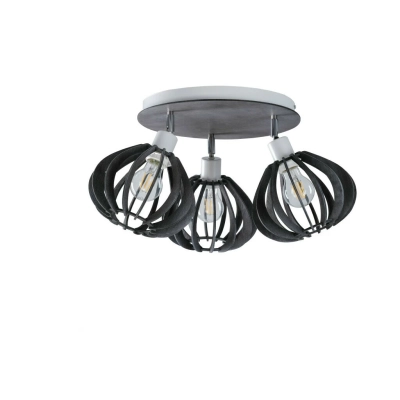 Nicoleta Grey lampa sufitowa 3xE27 837 Keter Lighting