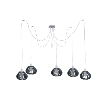 Nicoleta Grey lampa sufitowa 5xE27 839 Keter Lighting