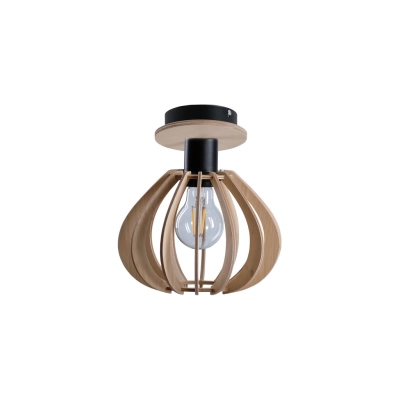 Nicoleta Natural and Black lampa sufitowa 1xE27 820 Keter Lighting