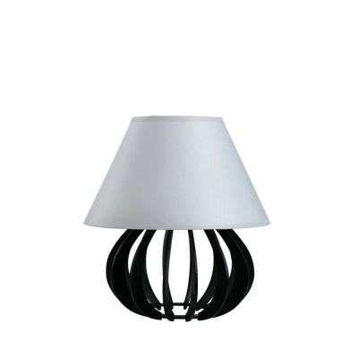 Nora Black Grey lampka stołowa 1xE27 963 Keter Lighting