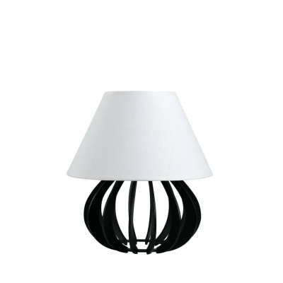 Nora Black White lampka stołowa 1xE27 962 Keter Lighting