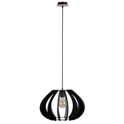 Nora Black lampa wisząca 1xE27 646 Keter Lighting