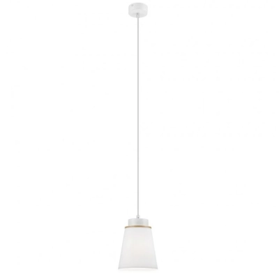 AGUSTINO lampa wisząca biała 1x60W E27 Lamkur