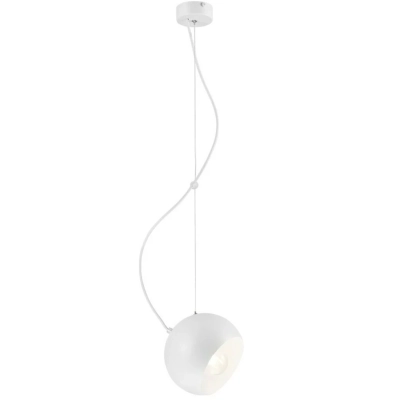 INEZ lampa wisząca biała 1x60W E27 Lamkur