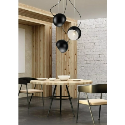 INEZ lampa wisząca biała 2x60W E27