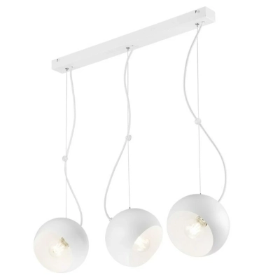 INEZ lampa wisząca biała 3x60W E27 Lamkur