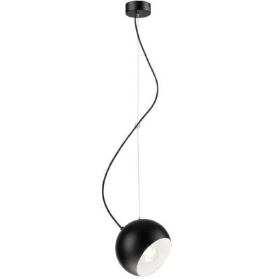 INEZ lampa wisząca czarna 1x60W E27 Lamkur